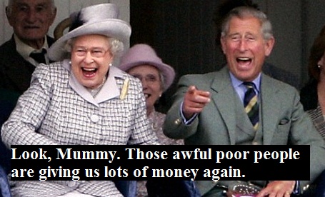 July 8 Queen and Charles Laughing