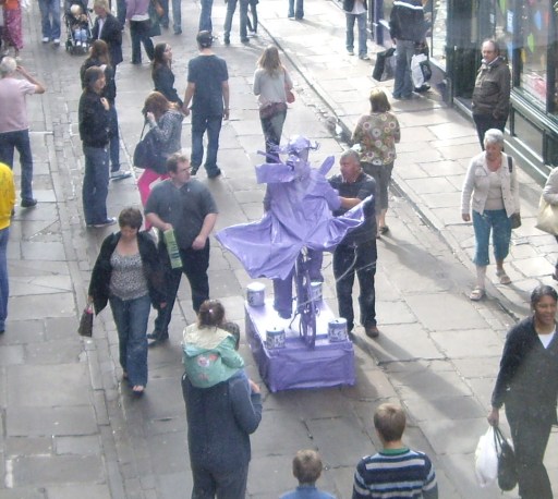 Sept 8 - Painted Man in York © Antony N Britt