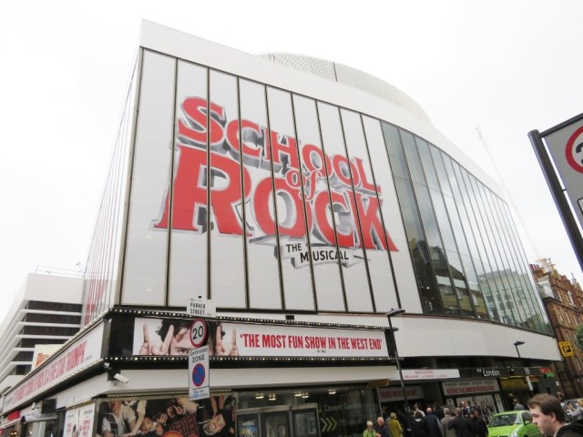 School of Rock the Musical – New London Theatre – Saturday 7 October 2017