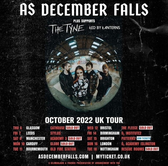 As December Falls — O2 Institute2 Birmingham — October 14 2022 