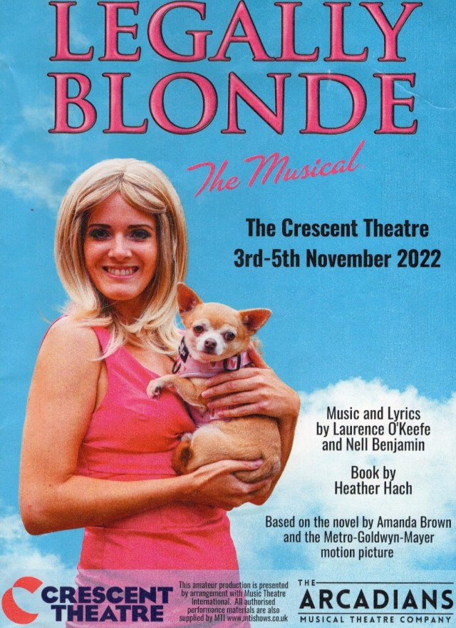 Legally Blonde — The Crescent Theatre, Birmingham — 5 November 2022