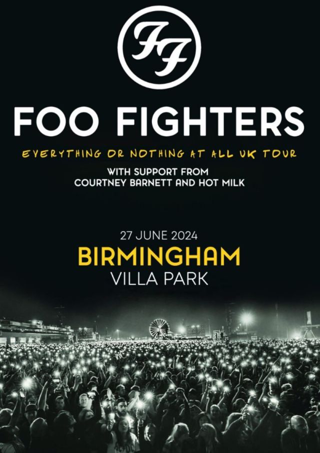 Foo Fighters — Villa Park — 27 June 2024 