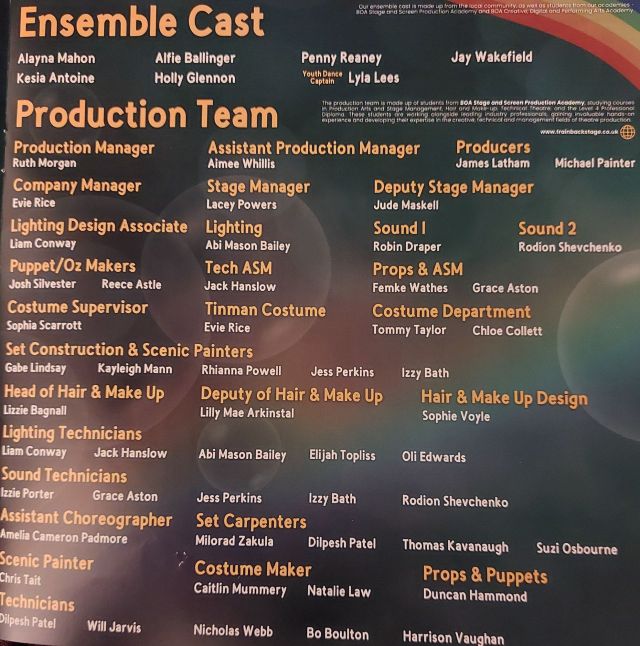 The Wizard of Oz — The Old Rep, Birmingham — 30 December 2024