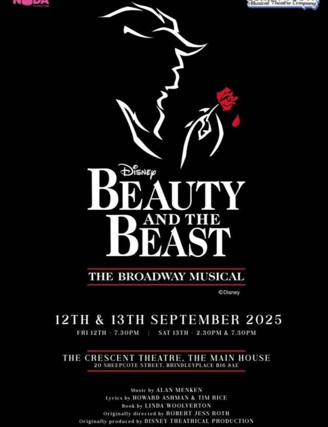 Beauty and the Beast — The Crescent Theatre, Birmingham — 13 September 2025