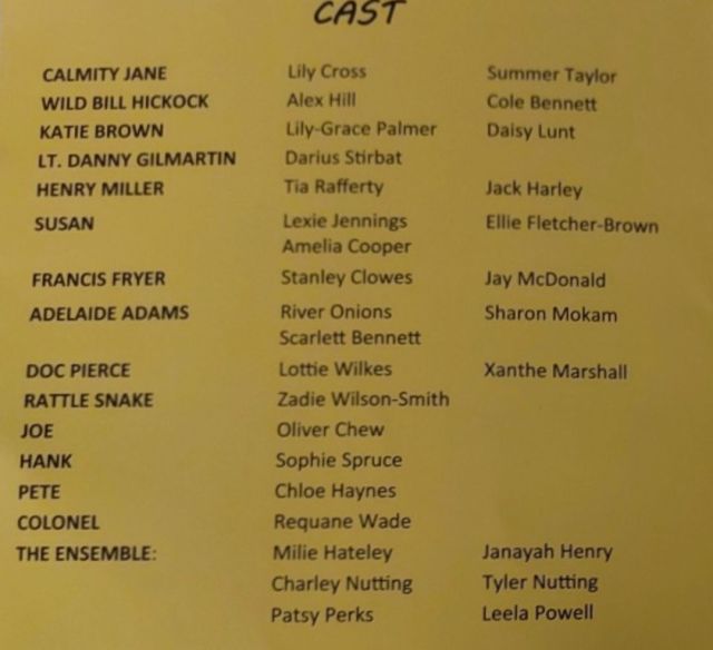 Calamity Jane — Arena Theatre, Wolverhampton — 21 February 2026